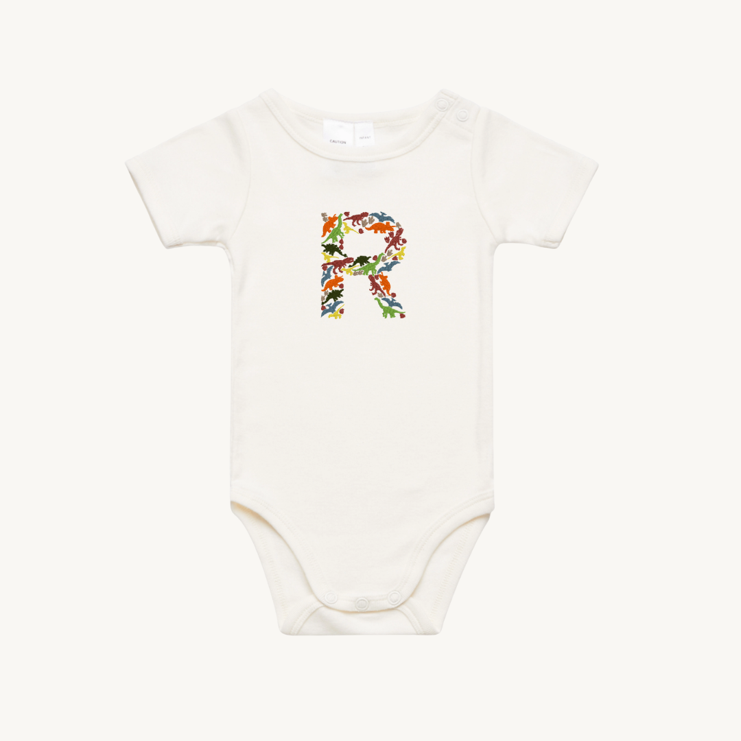 DINO INITIAL INFANT ONE PIECE