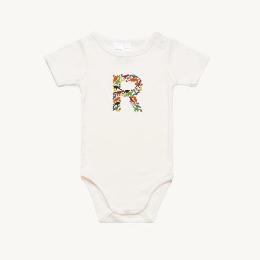 DINO INITIAL INFANT ONE PIECE