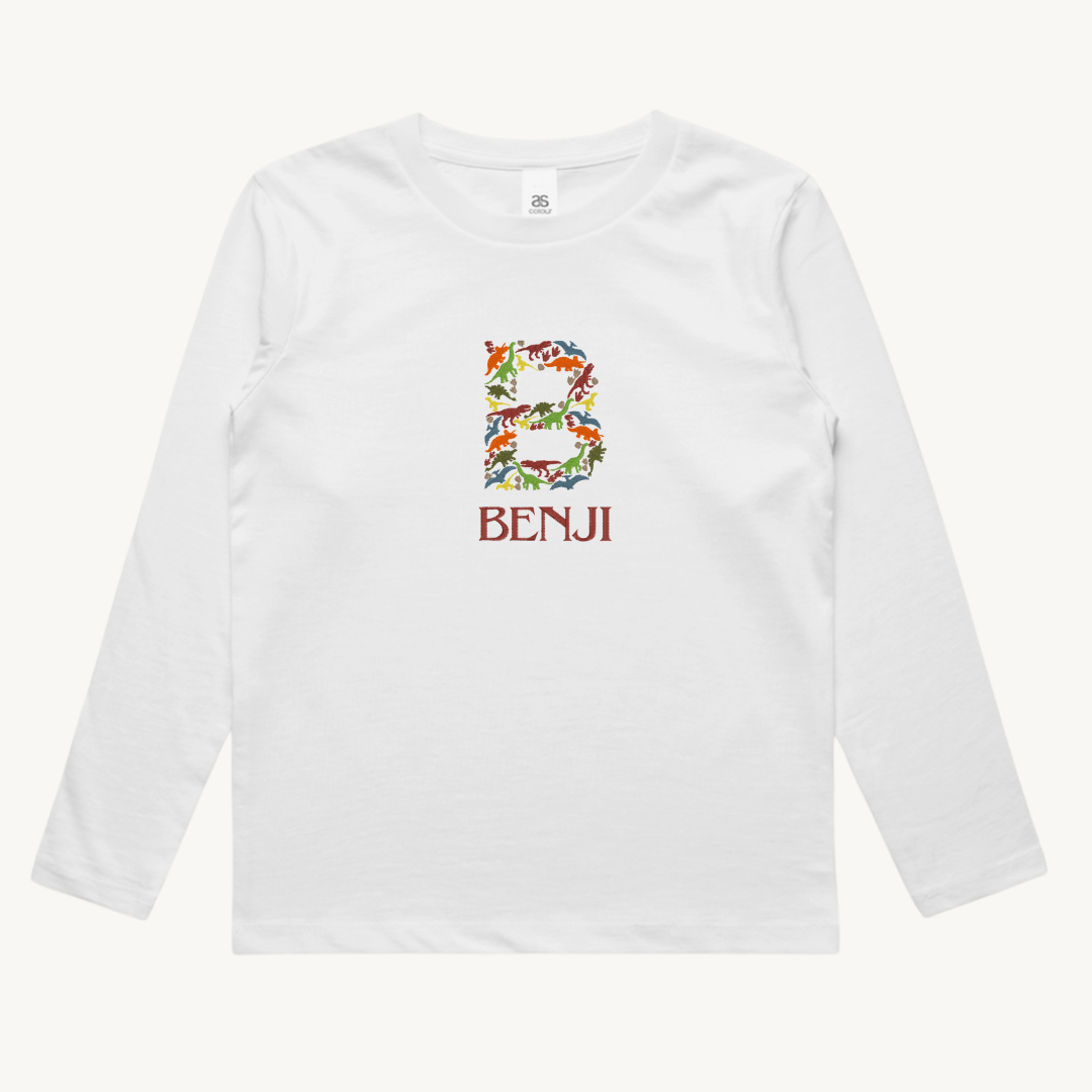 DINO NAMED  - KIDS TEE & L/S