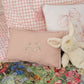 100% LINEN FLORAL INITIAL PILLOW